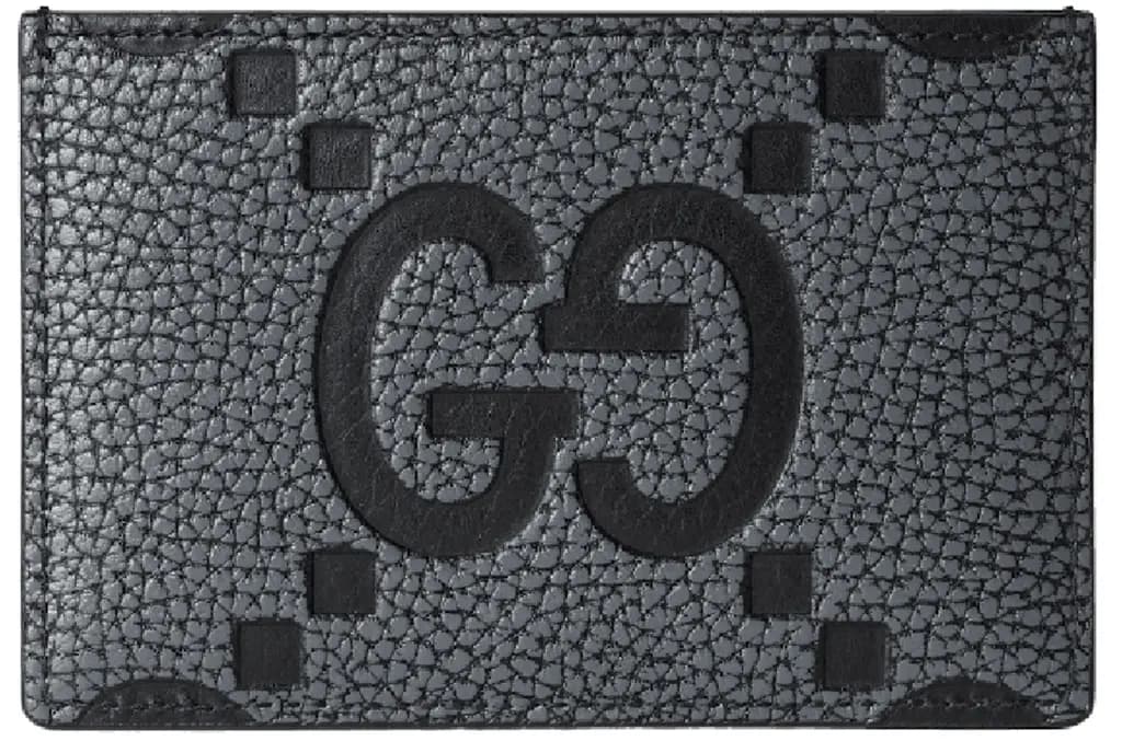 Ví ‎Gucci Maxi GG Card Case 'Grey' 812681-AAECE-1046