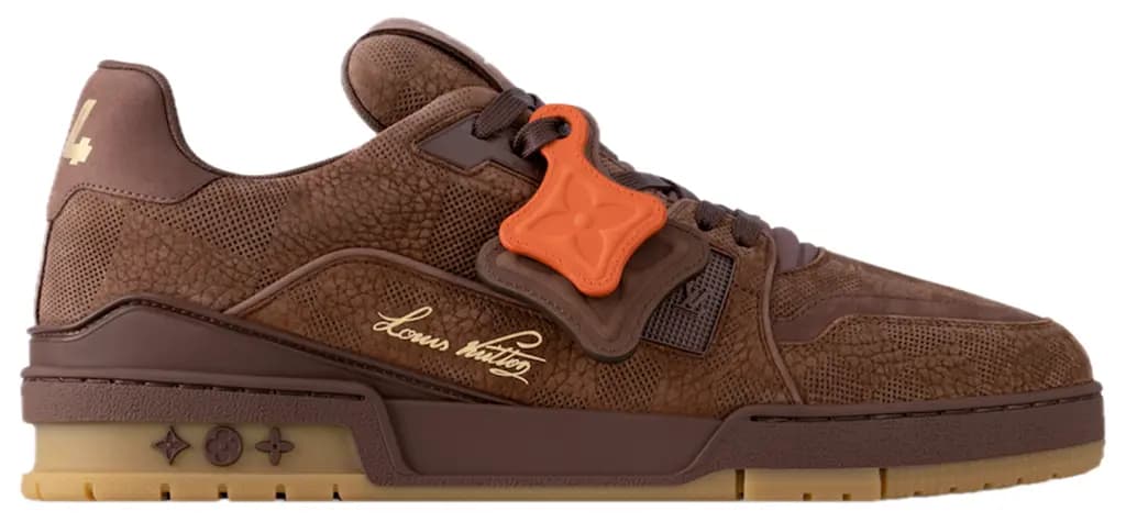 Giày Louis Vuitton LV Trainers 'Brown' 1AH636