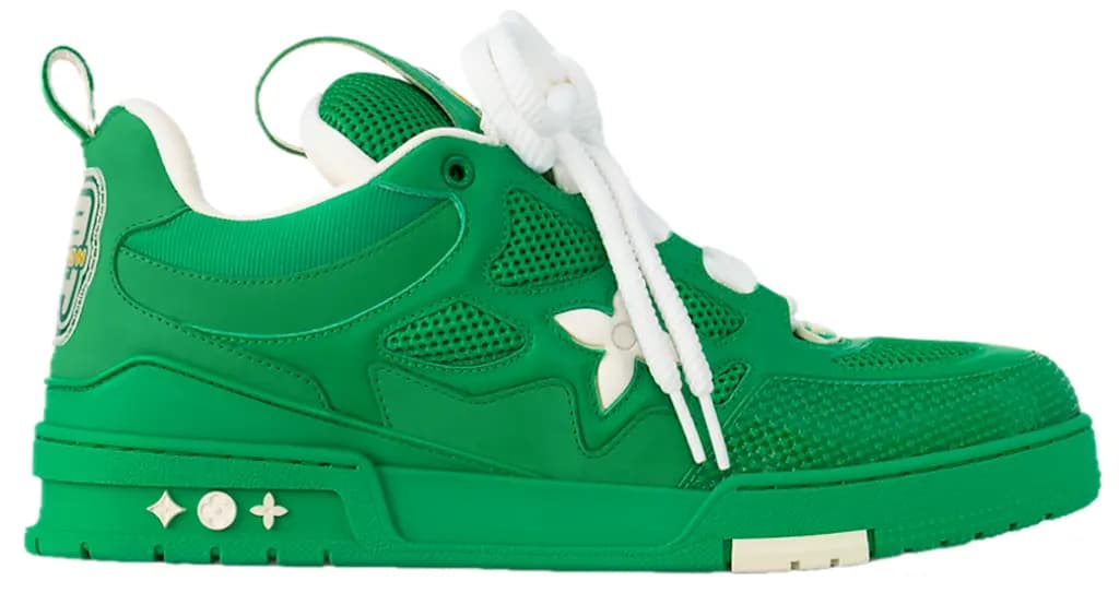 Giày Louis Vuitton LV Skate Trainers 'Green' 1AHDC8