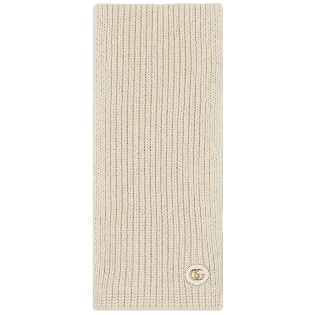 Khăn Gucci Wool Cable Knit Scarf 'Beige' 809176-3GAAB-9279