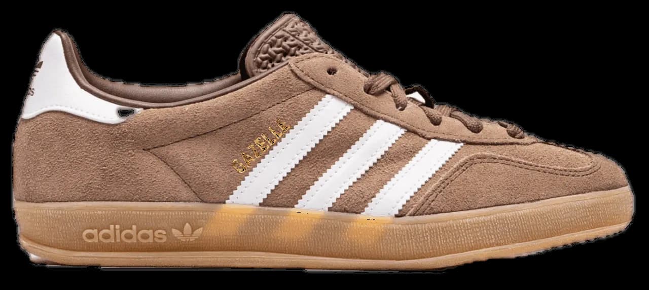 Giày Adidas Gazelle Indoor 'White Gold Metallic' JQ0175