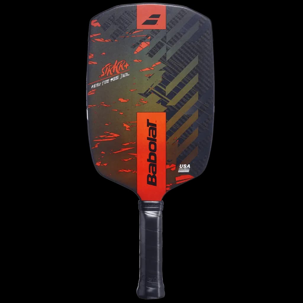 Vợt Pickleball Babolat STRKR+ 2025 13mm 'Black Red'
