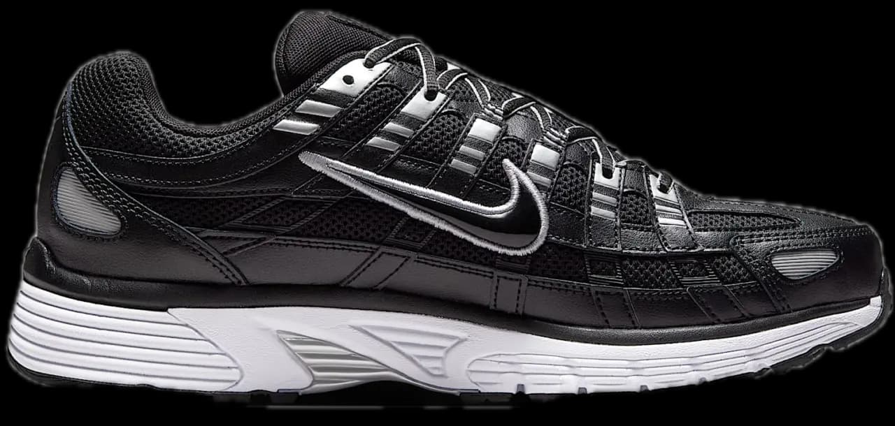 Giày Nike P-6000 'Black White Metallic Silver' CD6404-026