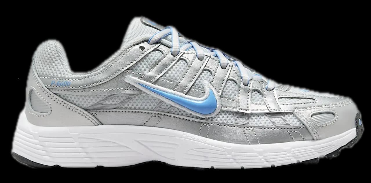 Giày Nike P-6000 GS 'Metallic Silver University Blue' HV5064-007