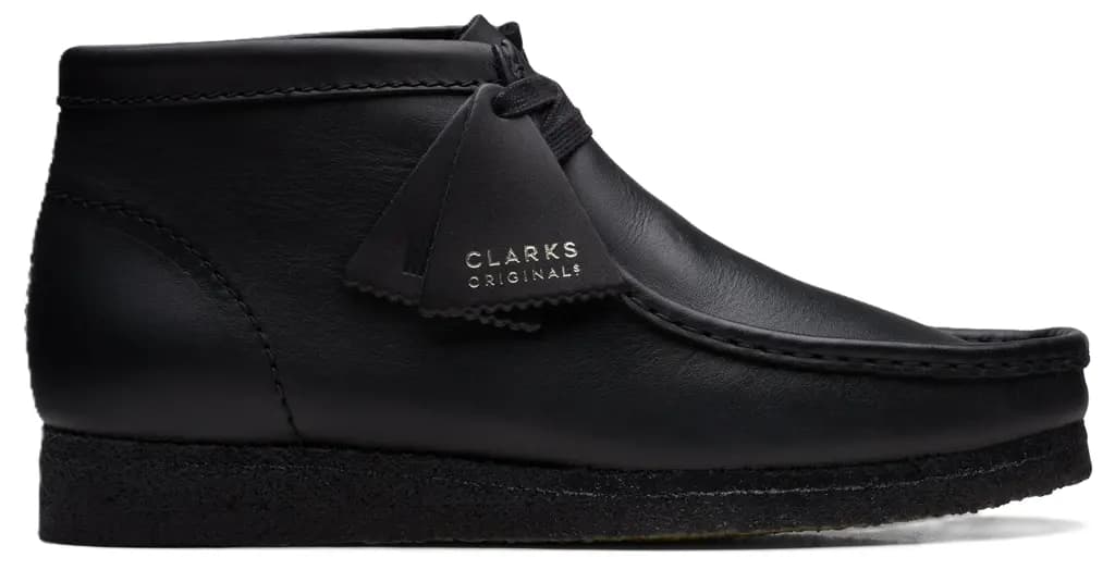 Giày Clarks Originals Wallabee Boots 'Black' 26155512