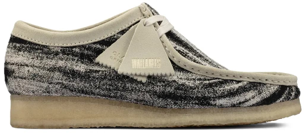 Giày Clarks Originals Wallabee 'Black Canvas Fabric' 26159547