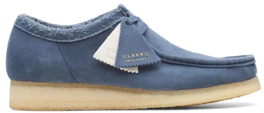 Giày Clarks Originals Wallabee 'Blue Suede' 26166306