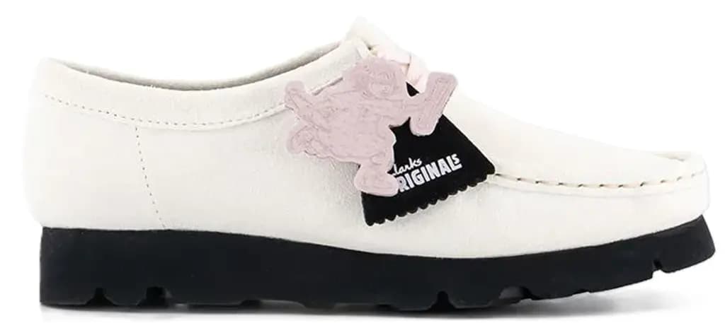 Giày Clarks Originals Wallabee x Paper Girl 'White' 26178046