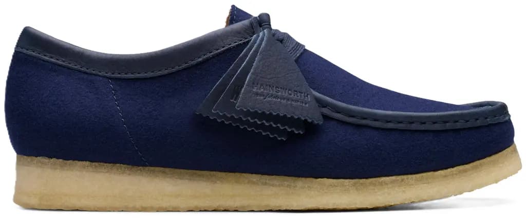 Giày Clarks Originals Wallabee 'Navy Wool' 26178225