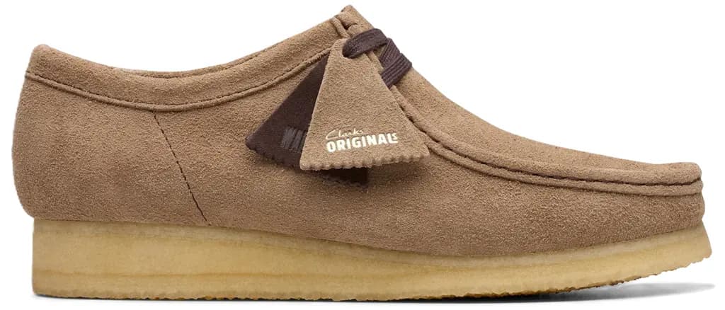 Giày Clarks Originals Wallabee Wolf Suede 'Brown' 261811407