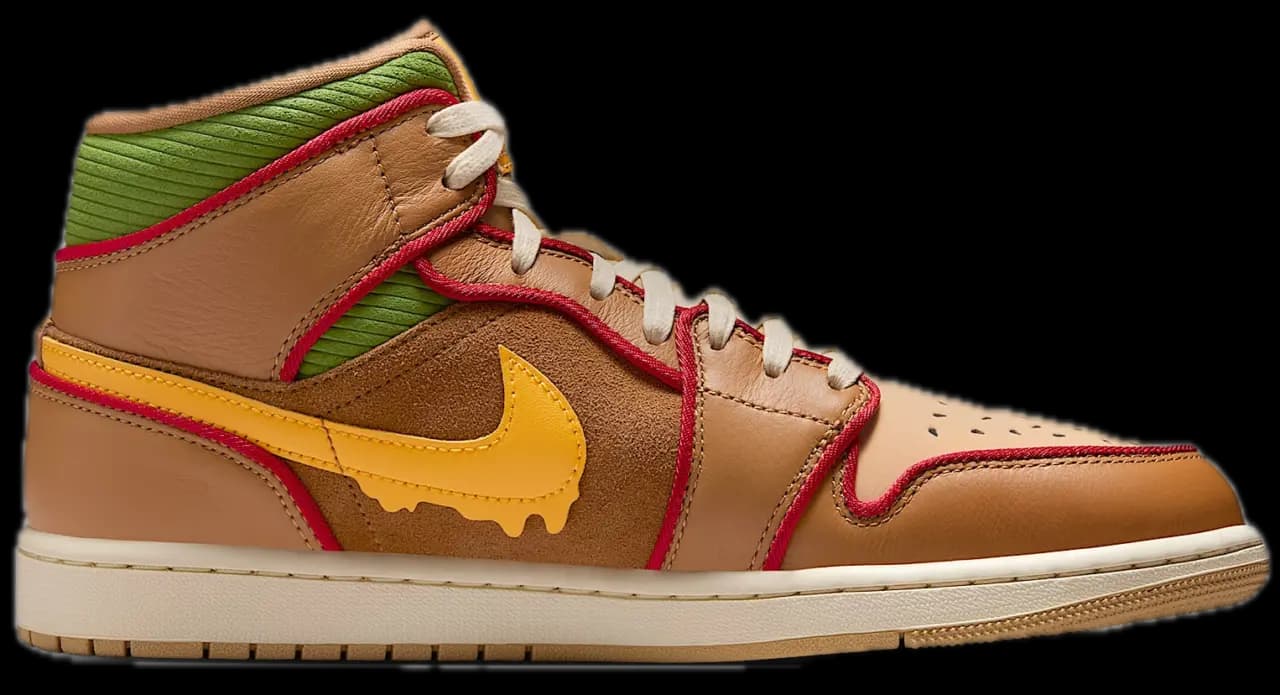 Giày Nike Air Jordan 1 Mid SE 'Cheeseburger' IB7403-224