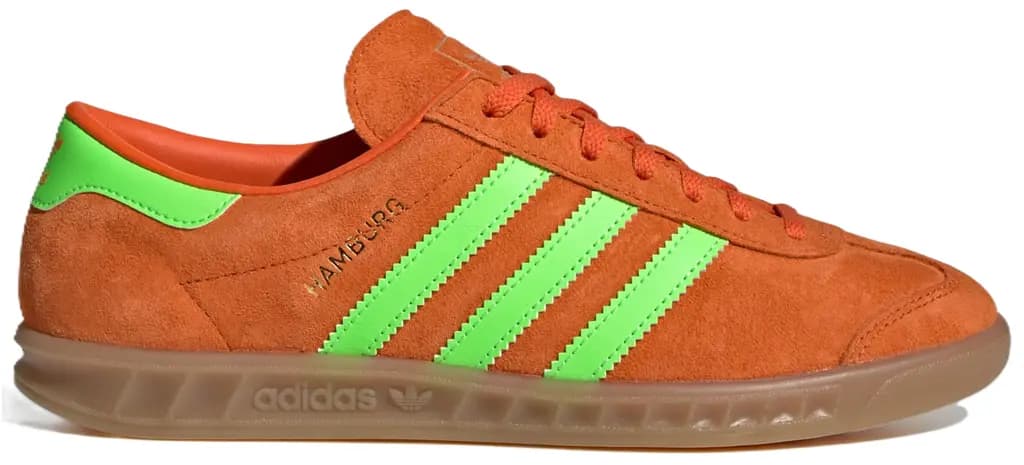 Giày Adidas Hamburg 'Orange Solar Green' IH5460