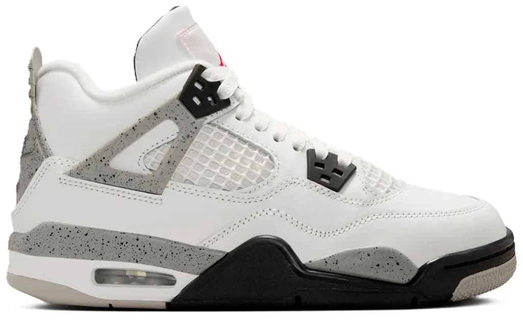 Giày Nike Air Jordan 4 Retro 2025 GS 'White Cement' IB4171-100