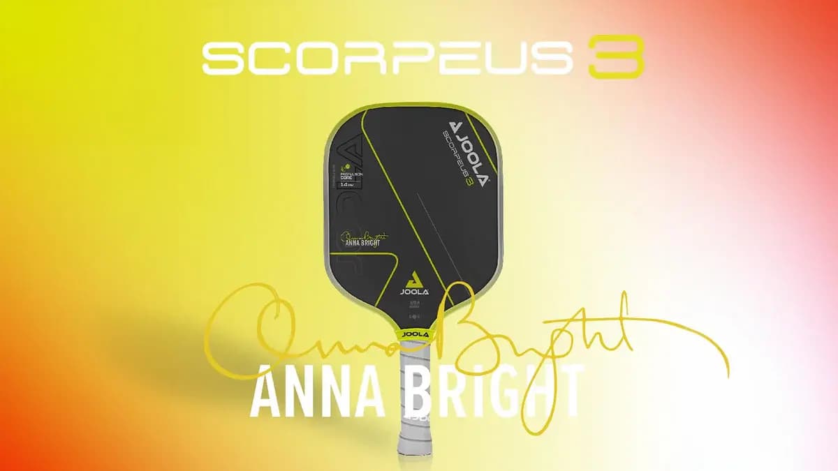 Đánh giá vợt Pickleball JOOLA Anna Bright Scorpius 3S 14mm