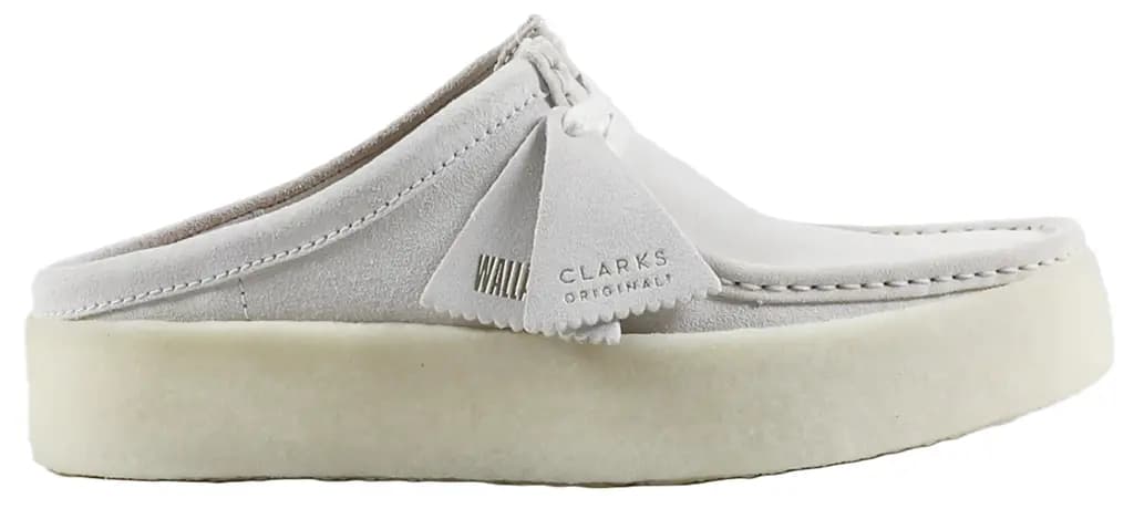 Giày Clarks Originals Wallabee Cup Lo Mule 'Off White Suede' 261719967
