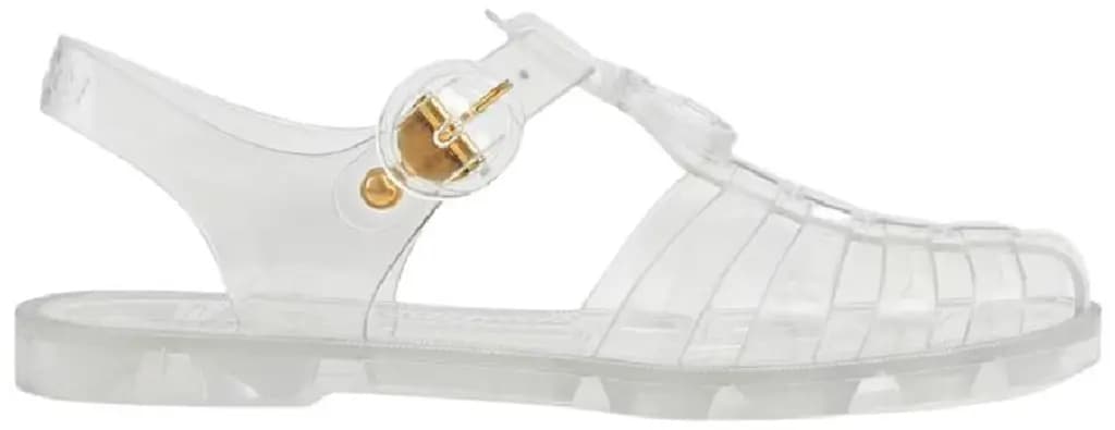 Dép Gucci Sandal With Double G 'Transparent Rubber' 676970-JFM00-8300
