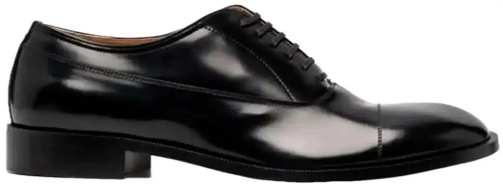 Giày Maison Margiela Waxed Leather Shoes 'Black' S37WQ0320P3827H8396