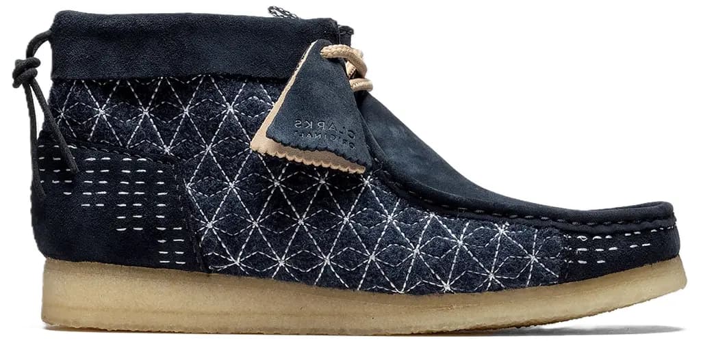 Giày Clarks Originals Wallabee Boot 'Navy Sashiko' 261691527