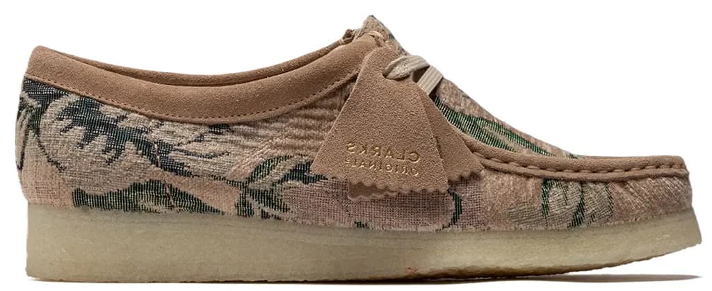 Giày Clarks Originals Wallabee 'Grey Floral' 261699164