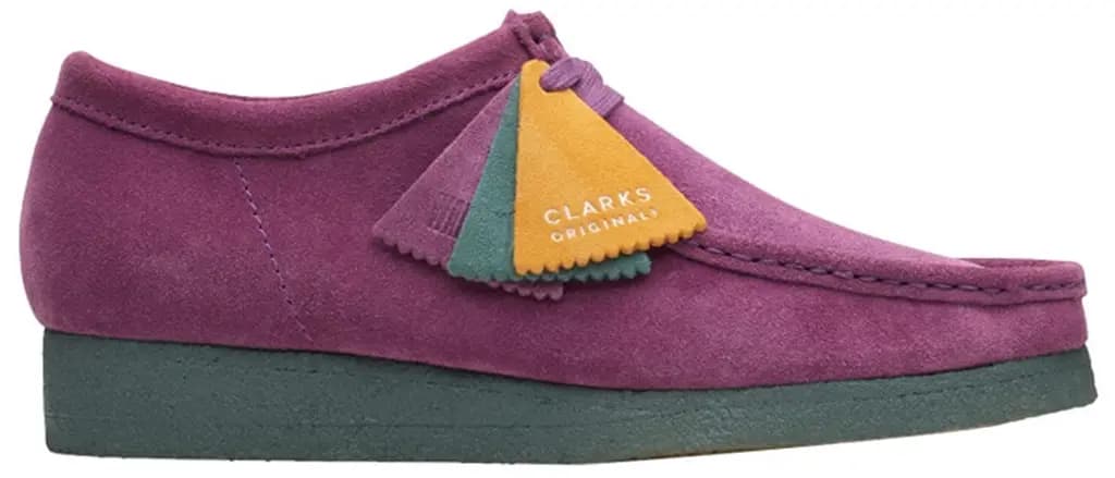 Giày Clarks Originals Wallabee Boot 'Purple Green' 261688607
