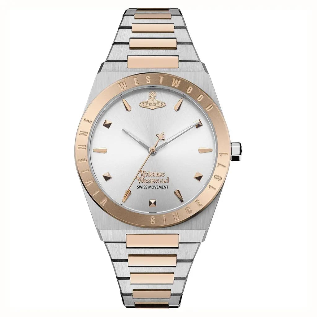 Đồng Hồ Vivienne Westwood Charterhouse 'Rose Gold Silver' VV244SLSR