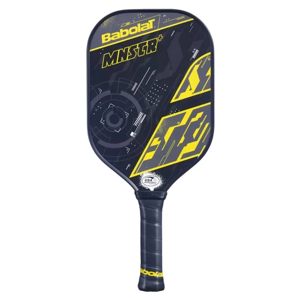 Vợt Pickleball Babolat MNSTR+ 15mm 'Black Yellow'