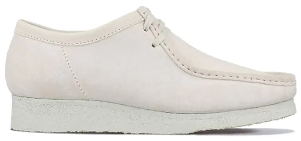 Giày Clarks Originals Wallabee 'White Chalky Suede' 26158421