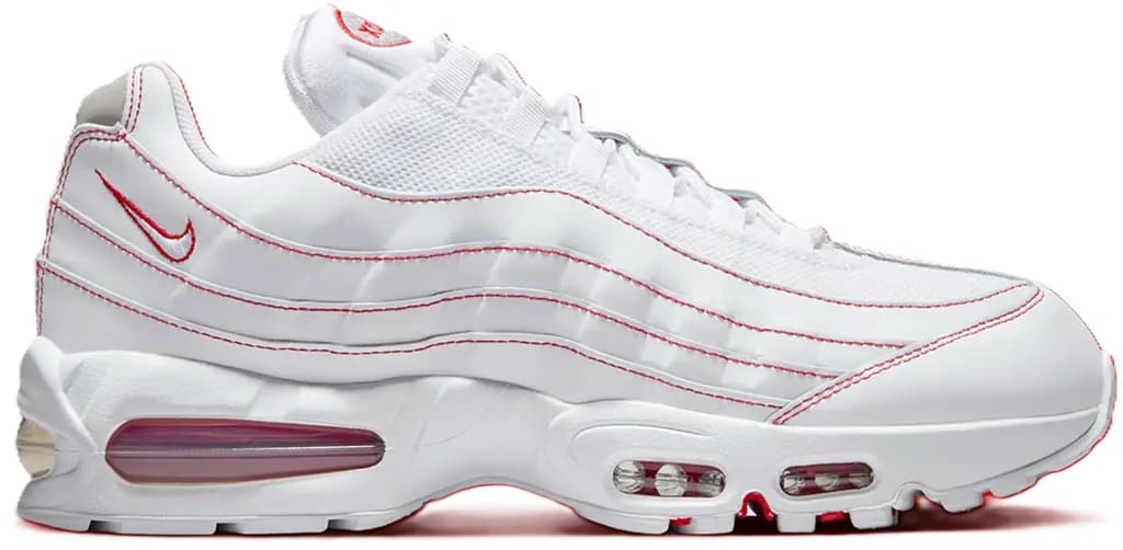 Giày Nike Air Max 95 OG 'Big Bubble White University Red' IB7936-100