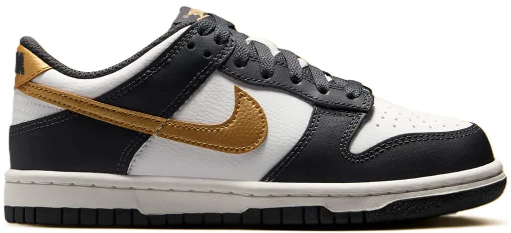 Giày Nike Dunk Low GS 'Summit White Metallic Gold' HV2533-100