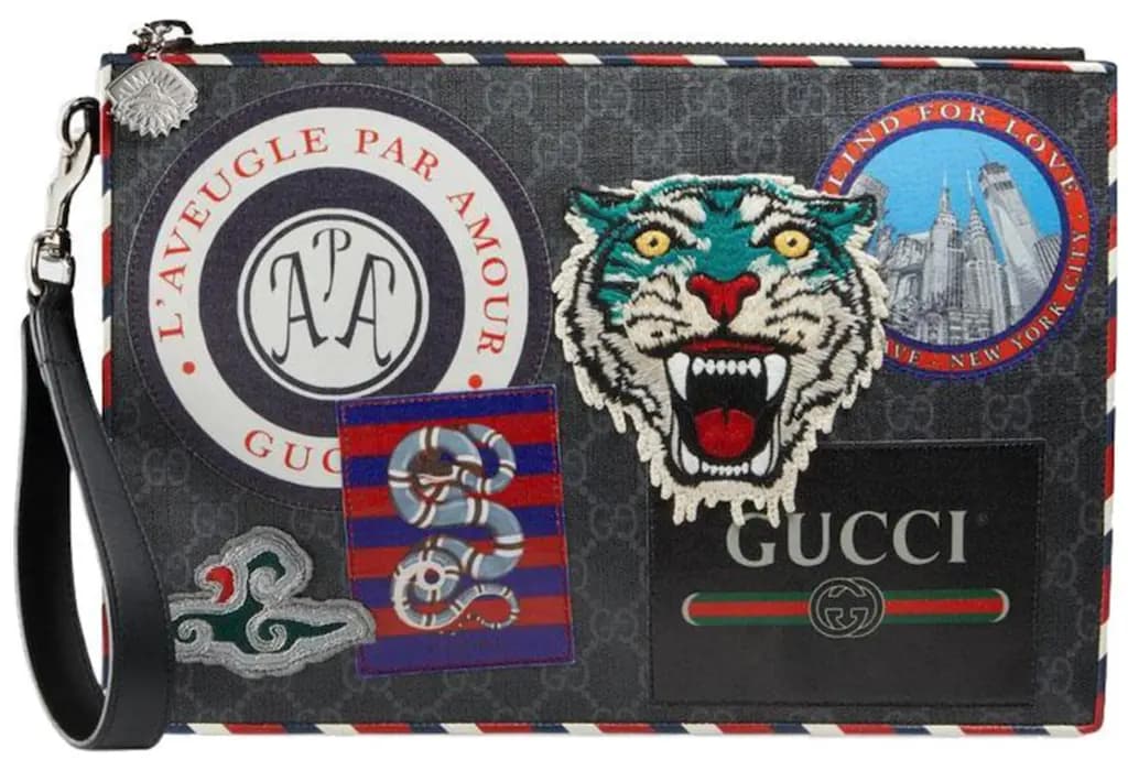 Túi Gucci Night Courrier GG Supreme Pouch 'Multicolor' 496346-9F25N-1073