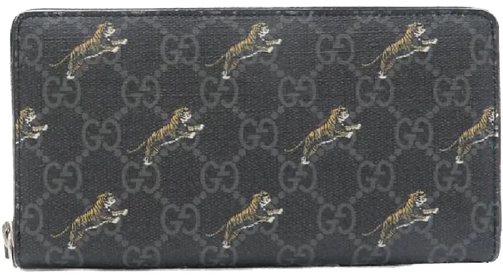 Ví Gucci Tiger Print Zip Around Wallet GG Zip Around 'Black' 575135-G2BAN-1087
