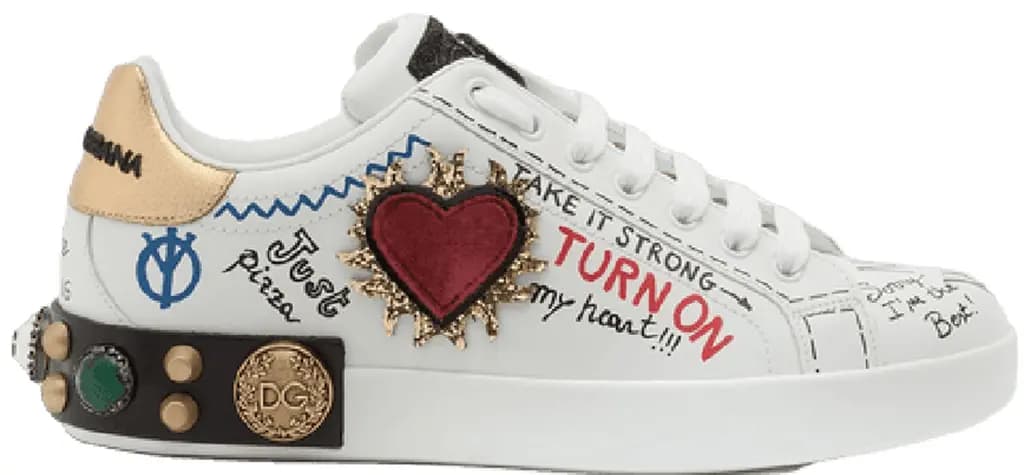 Giày Dolce & Gabbana Printed Calfskin Nappa 'Multicolor' CS1539AH0298I049