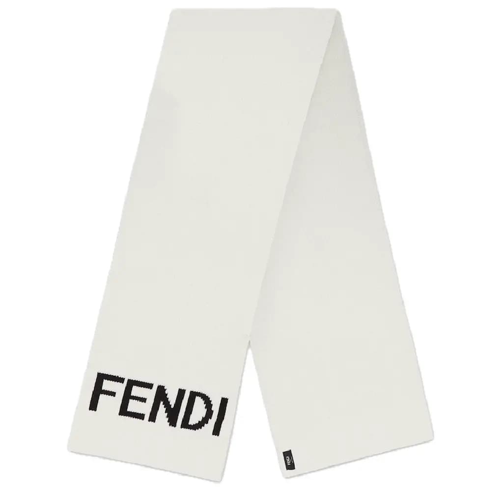 Khăn Fendi Scarf Wool Scarf 'White' FXS124AI4FF05WL