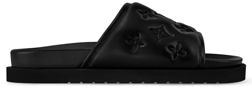 Dép Louis Vuitton Miami Mules 'Black' 1ADGF4