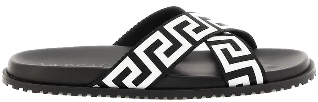 Dép Versace Greca Slides 'Black' 1008318-1A05958-2B020