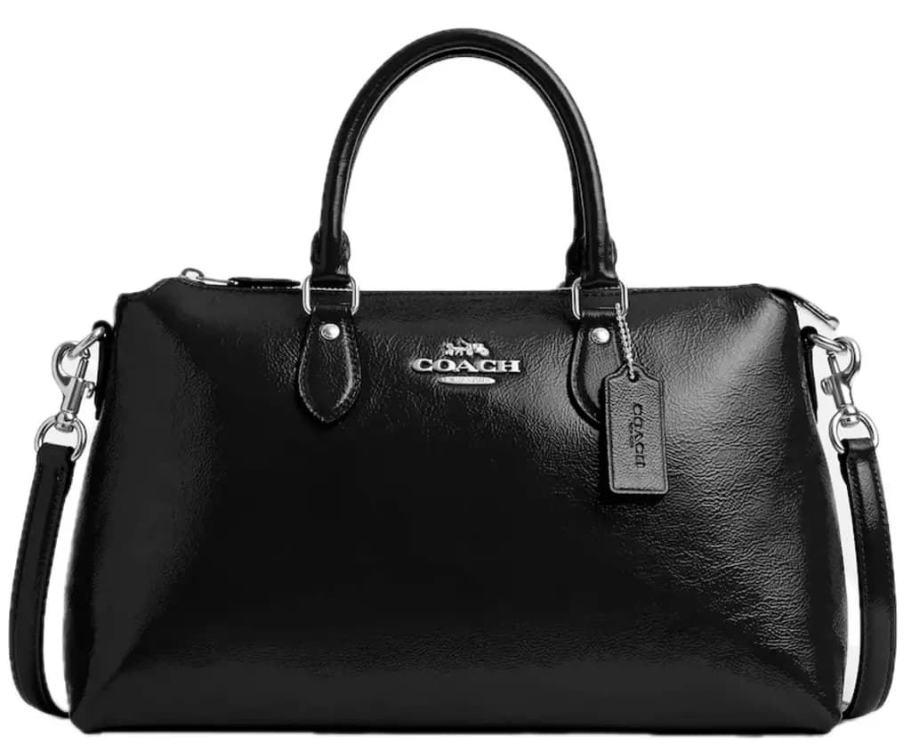 Túi Coach Georgia Satchel Bag 'Black' CV942-SVBK