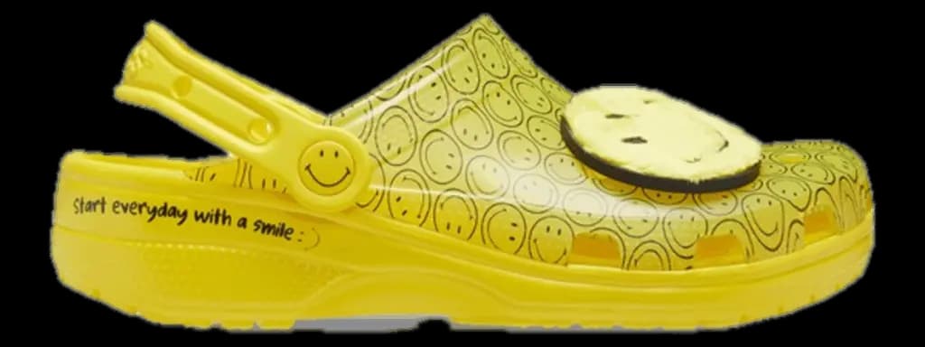 Dép Crocs Classic Clog 'Translucent Smiley' 207213-90H