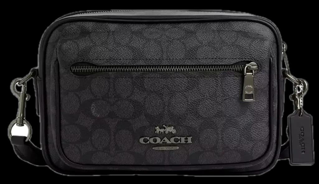 Túi Nam Coach Elias Crossbody 'Black' CZ401-QBMI5