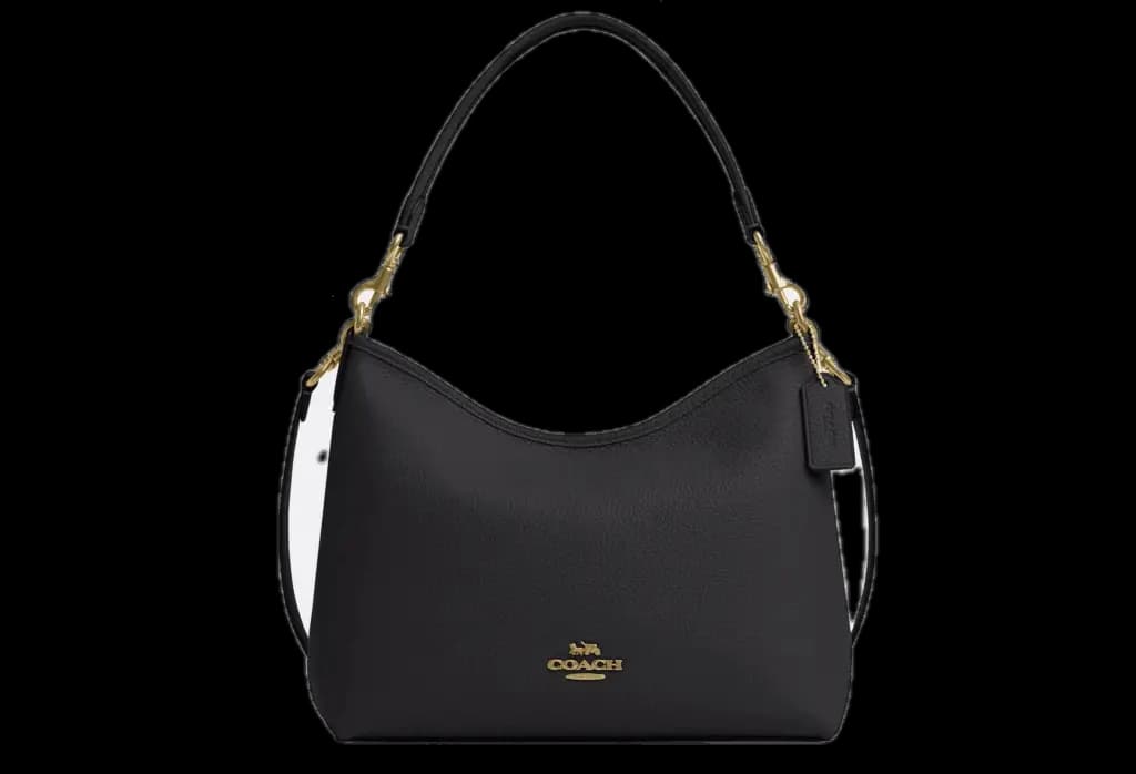 Túi Coach Laurel Shoulder Bag 'Black' CR148-IMBLK