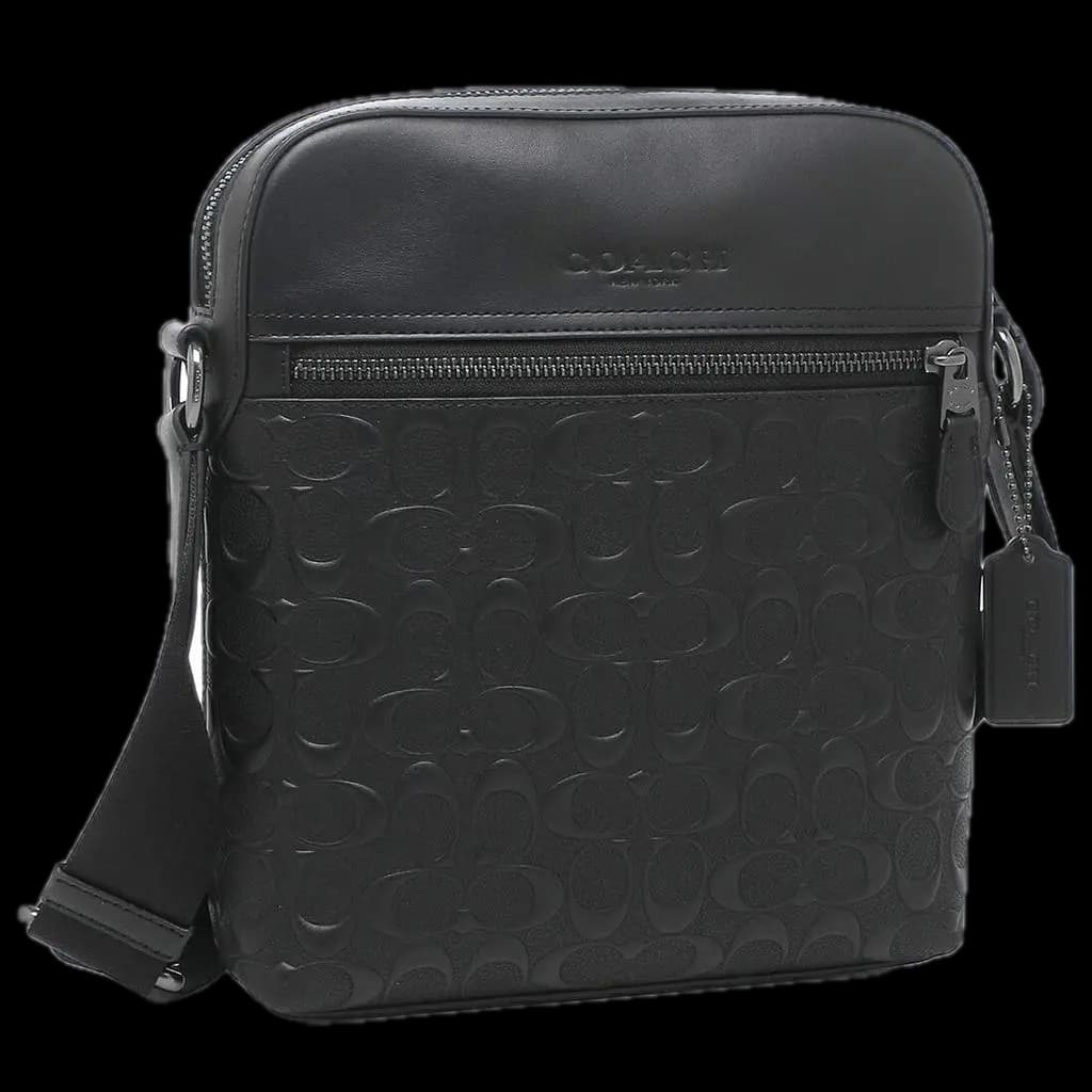 Túi Nam Coach Houston Flight Bag 'Black' 4009-QBBK