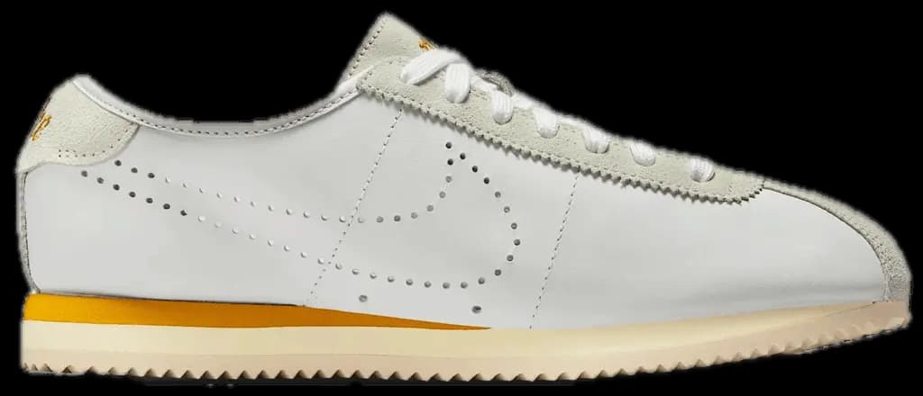 Giày Nike Cortez 'White Bronze Perforated Swoosh' HQ1841-100