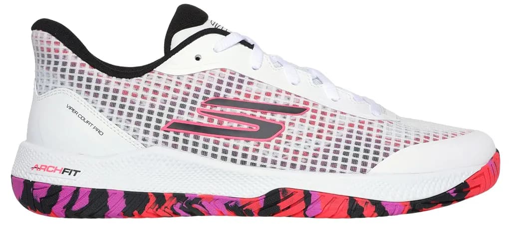 Giày Skechers Viper Court Pro 'White Hot Pink' 246069C-WHP