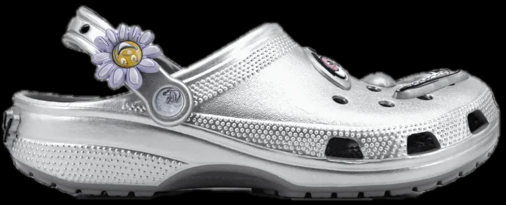 Dép Crocs x Kenny Scharf Classic Clog 'Silver' 209487-040
