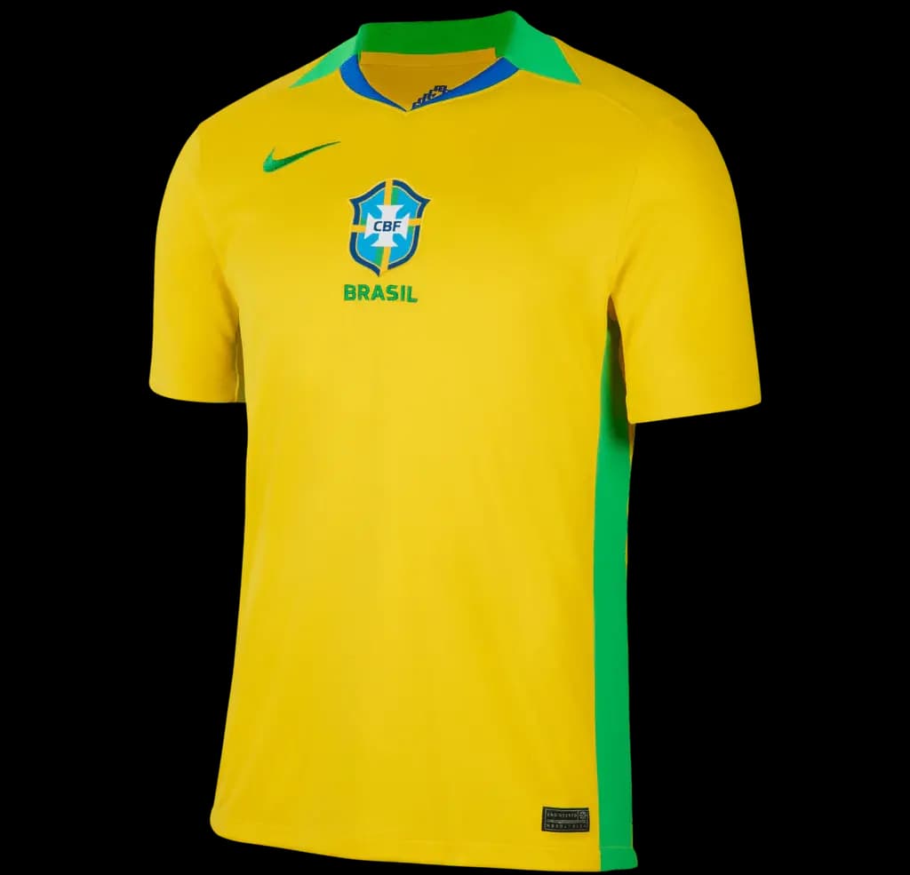 Áo Nike Brazil 2025 Home Jersey 'Yellow' FZ9011-718