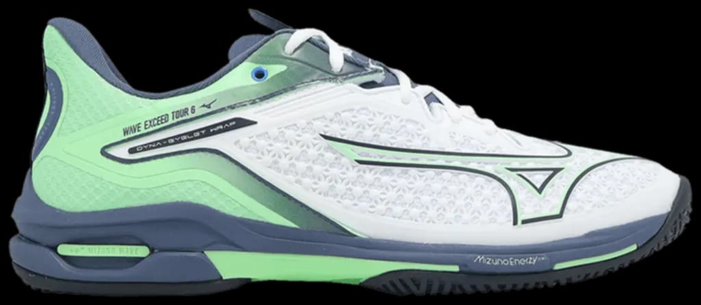 Giày Mizuno Wave Exceed Tour 6 AC 'White India Ink Mint' 61GA247037
