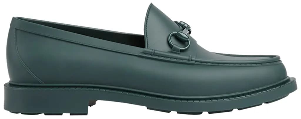 Giày Gucci Loafer Lacquered Horsebit 'Green' 771340-J8700-3154