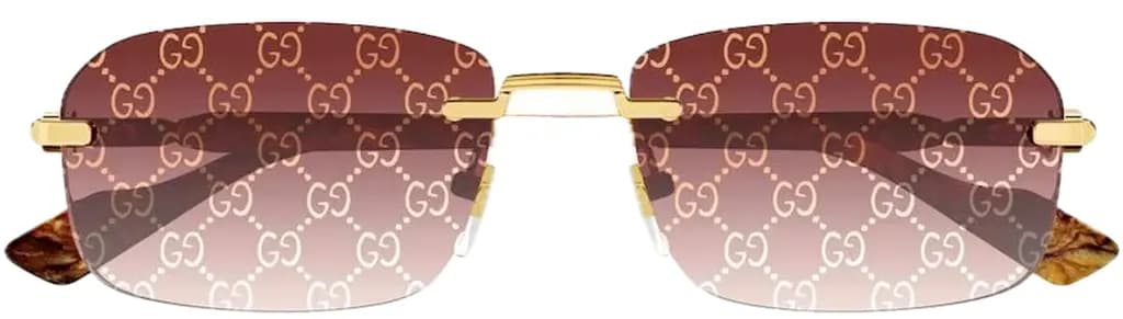 Kính Gucci Sunglasses 'Pink Gold' GG1221S-004