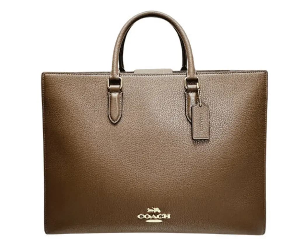 Túi Coach Maggie Tote Bag 'Dark Stone' CY666-IMV2R