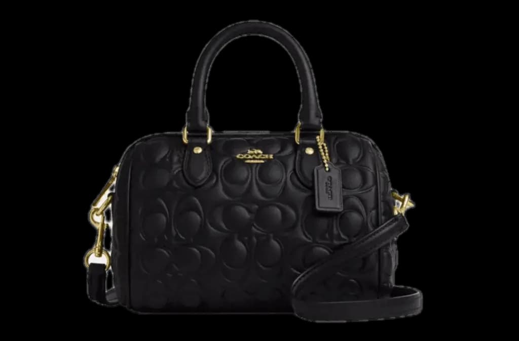 Túi Coach Mini Rowan Crossbody 'Black' CY743-IMBLK