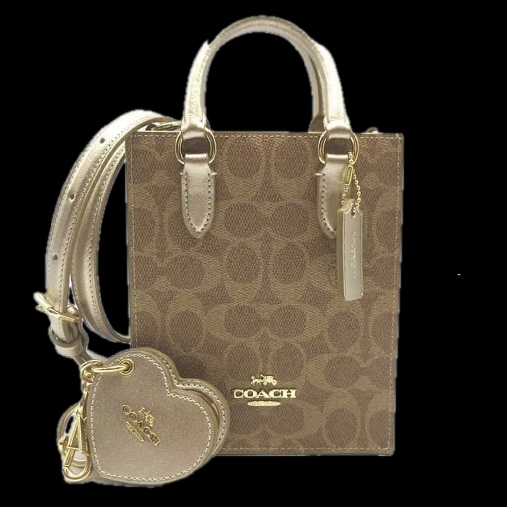 Túi Coach Boxed Mini Tote Bag 'Tan' CX188-IMXD3